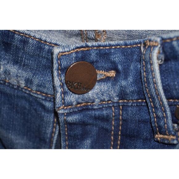 BKE Denim Distressed Raw Hem Jeans Women’s Size ~28 (Measured) - Picture 5 of 7